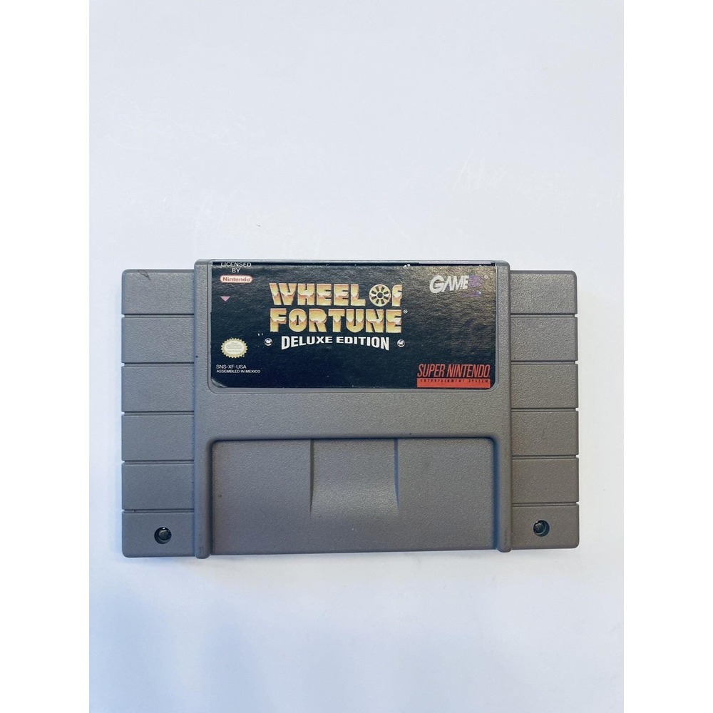 Wheel of Fortune Deluxe Edition Super Nintendo‎ Entertainment System Game 1993
